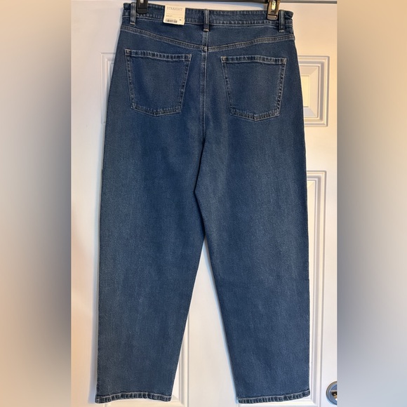 NWT Style & Co Two Tone Mom Jean - Ankle - Straight - High Rise - Vintage - Picture 3 of 3